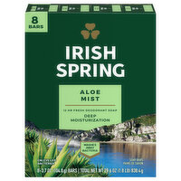 Irish Spring Soap Bars, Aloe Mist - 8 Each 