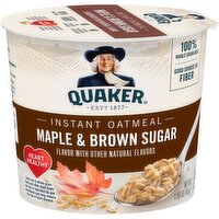 Quaker Instant Oatmeal, Maple & Brown Sugar - 1.69 Ounce 