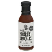 G Hughes Steak Sauce, Sugar Free - 13 Ounce 