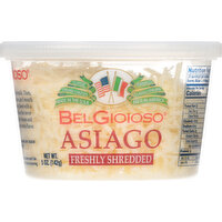 BelGioioso Shredded Cheese, Asiago - 5 Ounce 