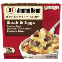 Jimmy Dean Breakfast Bowl, Steak & Eggs - 7 Ounce 