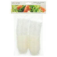 Viovia Tasting Cups with Lid, 2 Ounce - 50 Each 