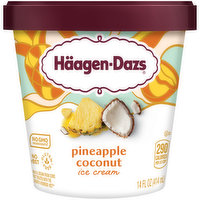 Haagen-Dazs Ice Cream, Pineapple Coconut - 14 Fluid ounce 