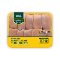 Sanderson Farms Boneless Skinless Chicken Thigh Fillets - 2.19 Pound 