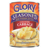 Glory Foods Country Cabbage, Southern Style, Seasoned - 14.5 Ounce