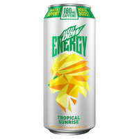 Mtn Dew Energy Drink, Tropical Sunrise - 16 Fluid ounce 