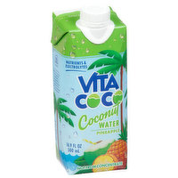 Vita Coco Coconut Water, Pineapple - 16.9 Fluid ounce 