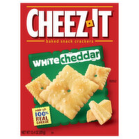 Cheez-It Baked Snack Crackers, White Cheddar - 12.4 Ounce 