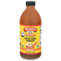 Bragg Apple Cider Vinegar, Organic, Honey - 16 Fluid ounce 