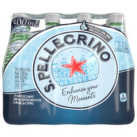 S.Pellegrino Mineral Water, Sparkling, Natural - 12 Each 