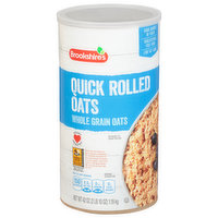 Brookshire's Oats, Whole Grain, Quick Rolled - 42 Ounce 