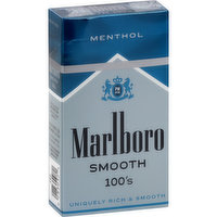 MARLBORO Cigarettes, Menthol, Smooth 100's - 20 Each 