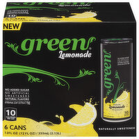 Green Cola Sparkling Beverage, Lemonade