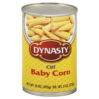 Dynasty Baby Corn, Cut - 15 Ounce 