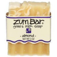 Zum Bar Goat's Milk Soap, Almond - 3 Ounce 