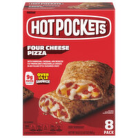 Hot Pockets Sandwich, Four Cheese Pizza, 8 Pack