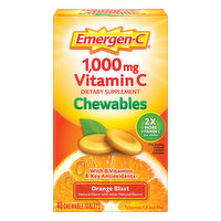 Emergen-C Vitamin C Chewables Orange Blast - 40 Each 
