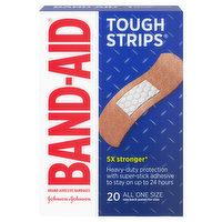 Band-Aid Bandages, Brand Adhesive, All One Size - 20 Each 