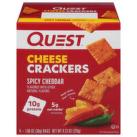 Quest Cheese Crackers, Spicy Cheddar - 4 Each 