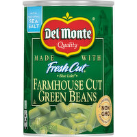 Del Monte Green Beans, Farmhouse Cut - 14.5 Ounce 