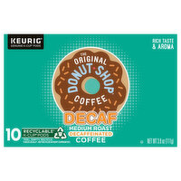 The Original Donut Shop Coffee, Medium Roast, Decaf, K-Cup Pods - 10 Each 