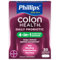 Phillips' Daily Probiotic, 4-in-1 Symptom Defense, Capsules - 30 Each