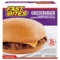Fast Bites Cheeseburger - 4.6 Ounce 