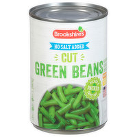 Brookshire's Farm Fresh Cut Green Beans, No Salt Added - 14.5 Ounce 