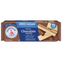 Voortman Bakery Wafers, Zero Sugar, Chocolate - 9 Ounce 