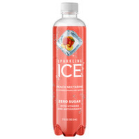 Sparkling Ice Sparkling Water, Zero Sugar, Peach Nectarine Flavored - 17 Fluid ounce 