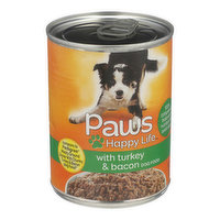 Paws Happy Life Turkey & Bacon Dog Food - 13.2 Ounce 