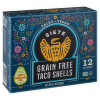 Siete Taco Shells, Grain Free - 12 Each 