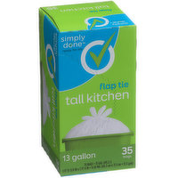 Simply Done Flap Tie Tall Kitchen Bags - 13 Gallon 
