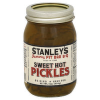 Stanley's Pickles, Sweet Hot - 16 Ounce 