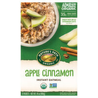 Nature's Path Organic Oatmeal, Apple Cinnamon, Instant