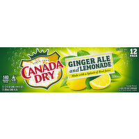 Canada Dry Soda, Ginger Ale and Lemonade, 12 Pack