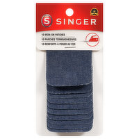 Singer Patches, Iron-On - 10 Each