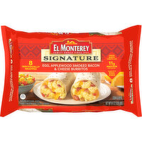 El Monterey Burritos, Egg, Applewood Smoked Bacon & Cheese - 8 Each 