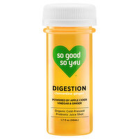 So Good So You Probiotic Juice Shot, Digestion, Clementine Ginger