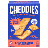 Cheddies Cheesy Crackers, Spicy Cheddar, Mild Heat - 4.2 Ounce 