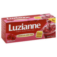 Luzianne Iced Tea, Hibiscus, Family Size - 22 Each