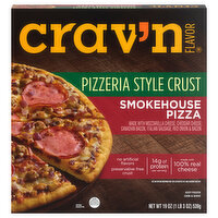 Crav'n Flavor Pizza, Pizzeria Style Crust, Smokehouse - 19 Ounce 