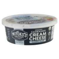 Miyoko's Creamery Cream Cheese, Organic, Classic Plain, Cashew Milk - 8 Ounce