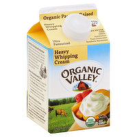 Organic Valley Whipping Cream, Heavy - 1 Pint 