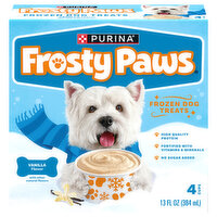 Frosty Paws Dog Treats, Frozen, Vanilla Flavor