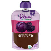 Plum Organics Stage 1 Organic Baby Food Just® Prunes 3.5oz Pouch - 3.5 Ounce 