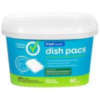 Simply Done Dishwasher Detergent, Automatic, Fresh Scent, Dish Pacs - 60 Each