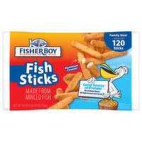 Fisher Boy Fish Sticks, Family Size - 60 Ounce 