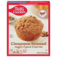 Betty Crocker Muffin & Quick Bread Mix, Cinnamon Streusel