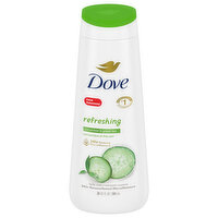 Dove Body Wash, Refreshing, Cucumber & Green Tea - 20 Fluid ounce 